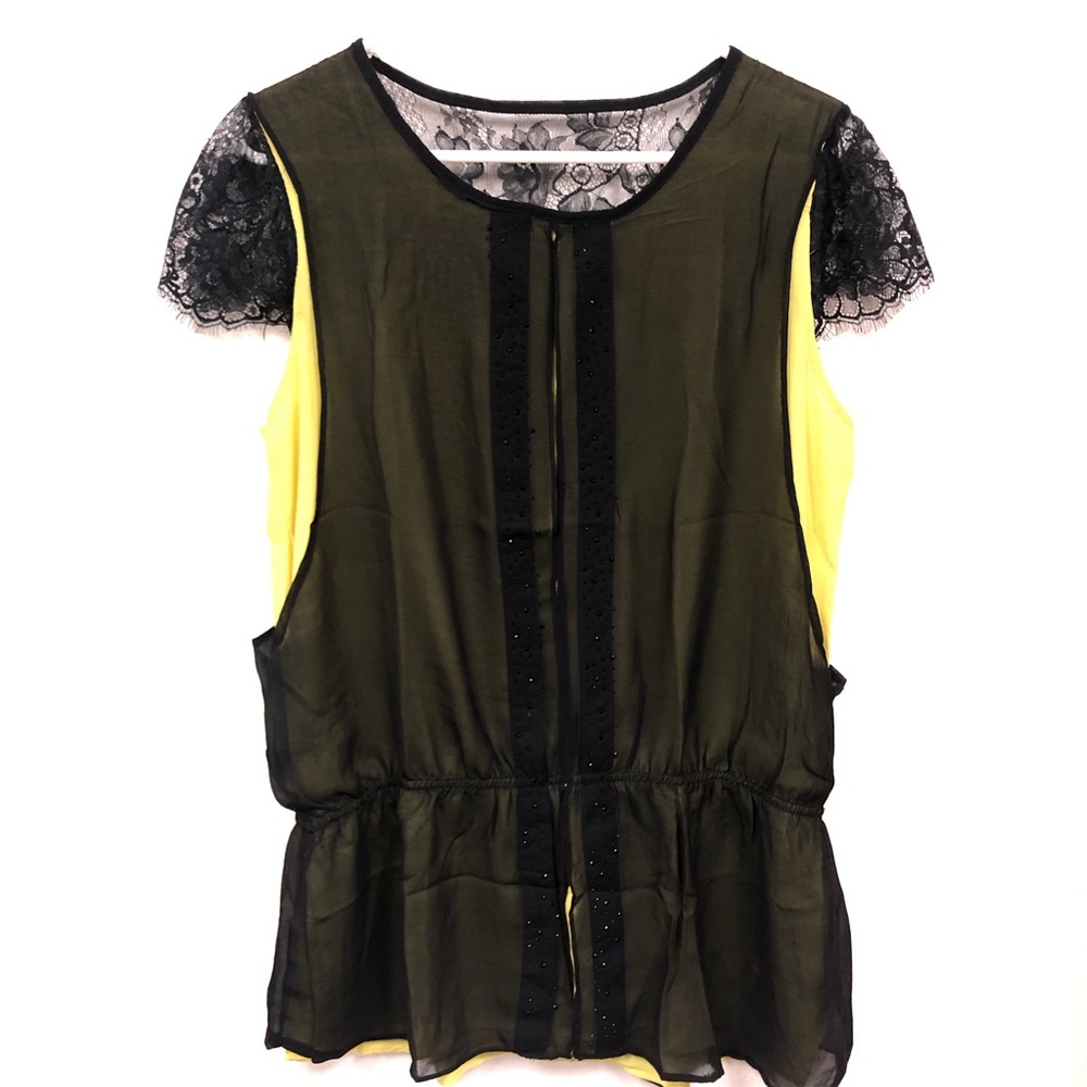 Lace & Chiffon Blouse